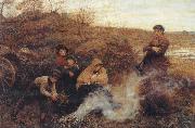 Frederick Walker,ARA,RWS The Vagrants oil painting artist